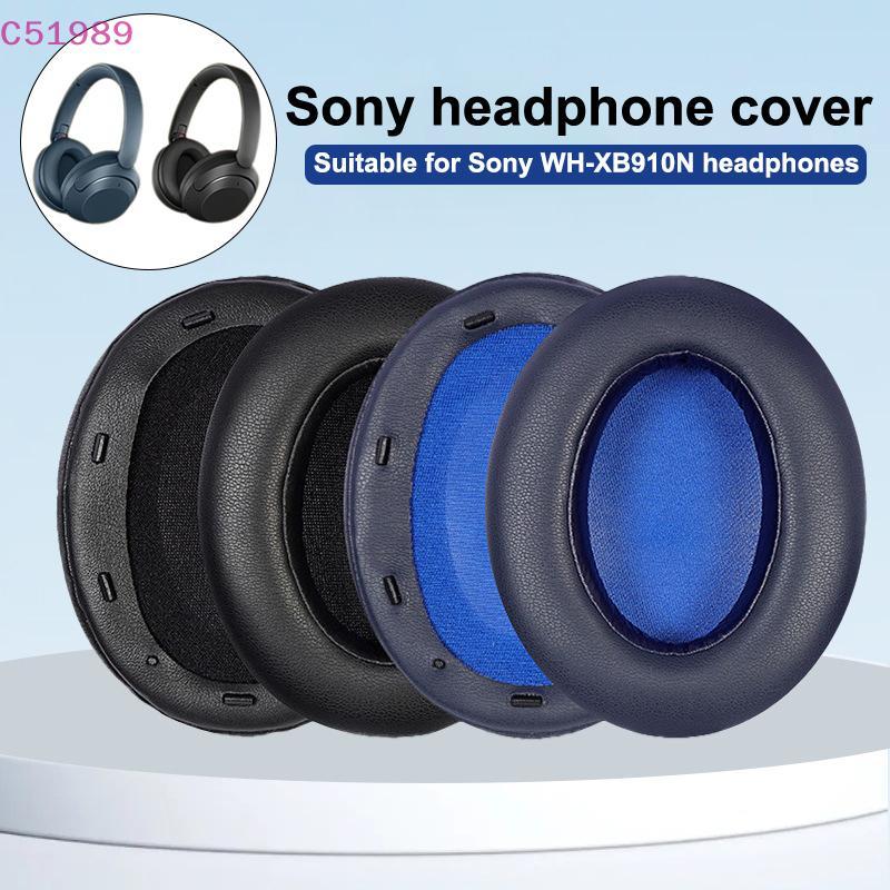 [kaan] 1 Peça Almofadas De Espuma De Memória Para Fones De Ouvido Sony WH-XB910N Substituição Capa De Almofada De Couro