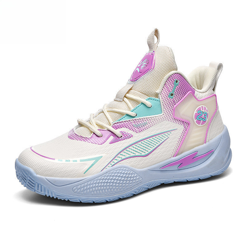 Novos tênis de basquete masculinos e femininos de estilo prático, tênis de treinamento esportivo para corrida, tênis de 