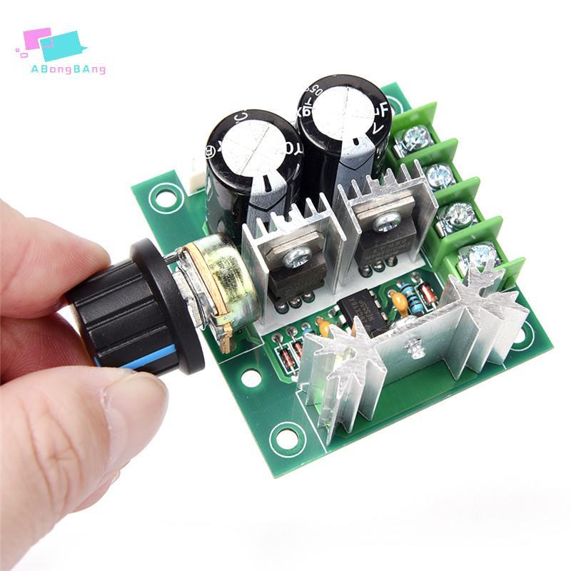 Abongbanghn 12V ~ 40V 10A PWM DC Interruptor De Controle De Velocidade Do Motor Controlador Volt Regulador Dimmer Nice