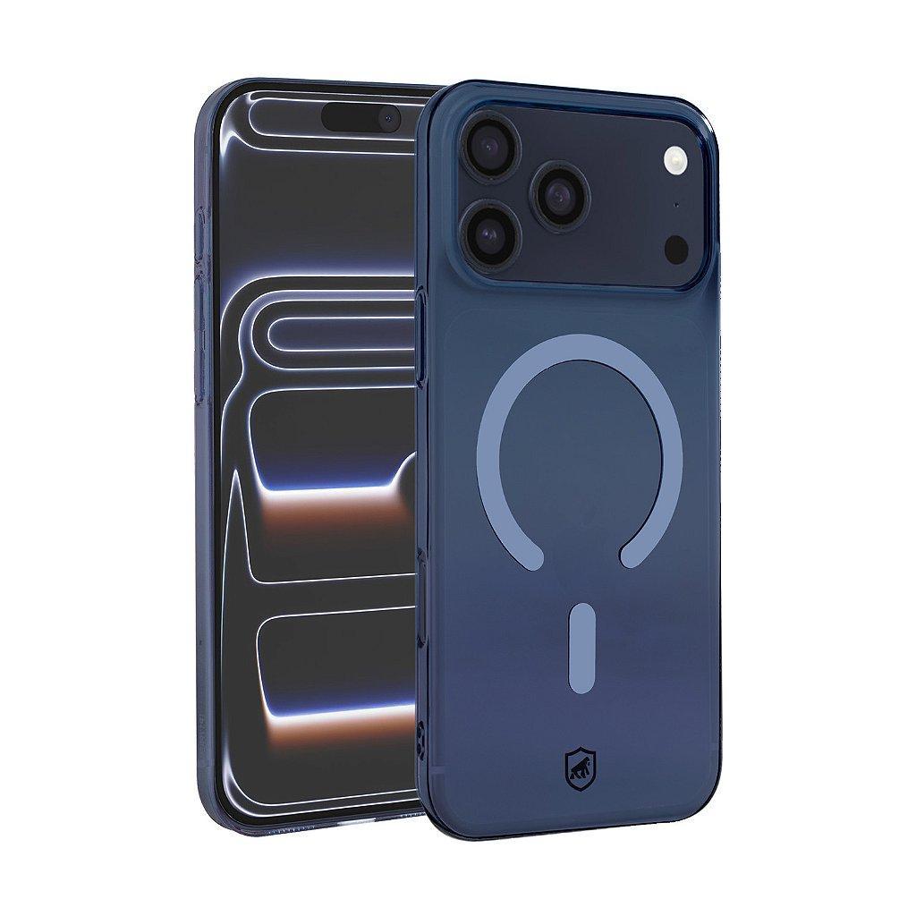 Capa case capinha para iPhone 17 Pro Max - Crystal Slim Magsafe - NÃO AMARELA - Azul - Gshield em Oferta na Shopee