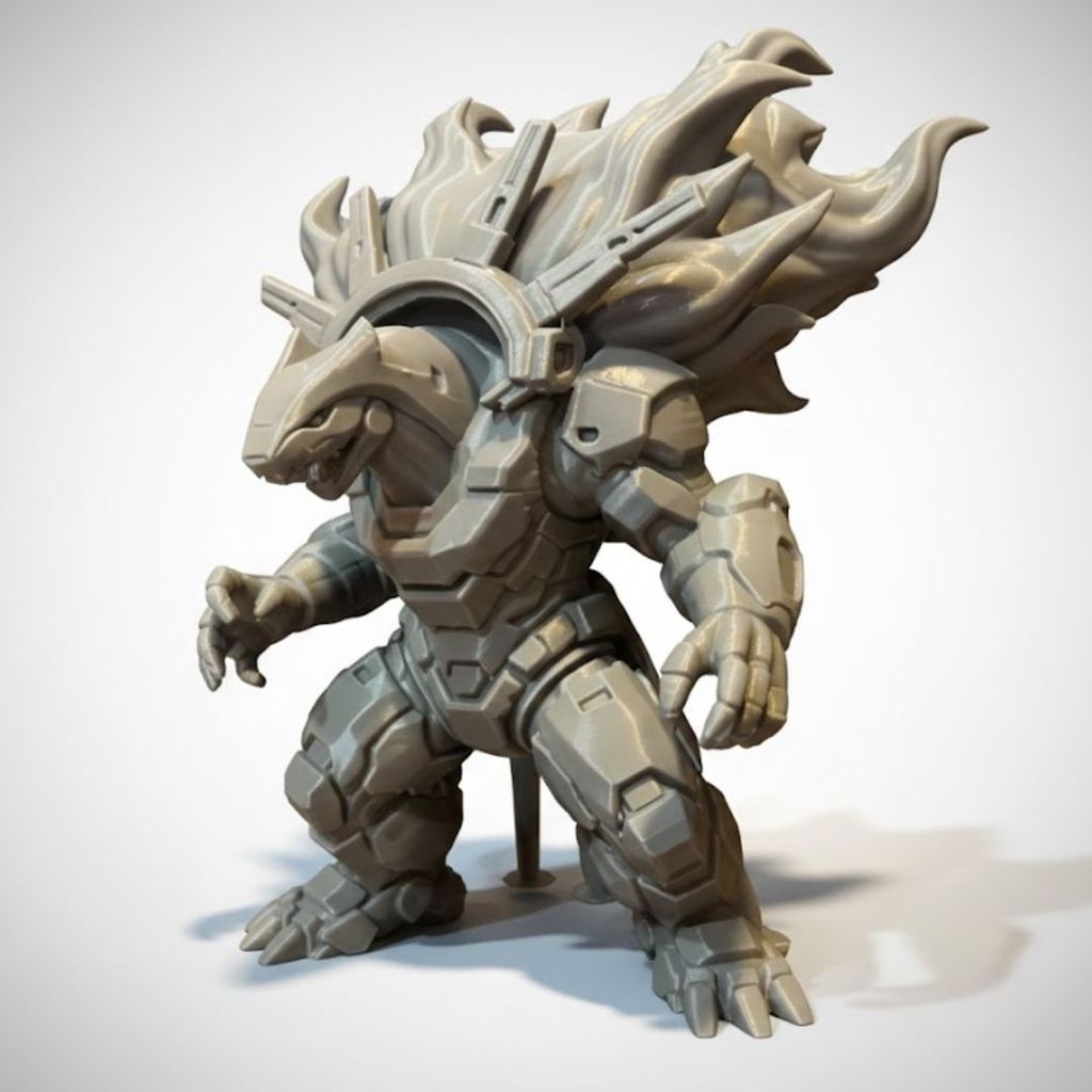 Figura de Ação Boneco Typhlosion Pokemon Mecha Geek Colecionável