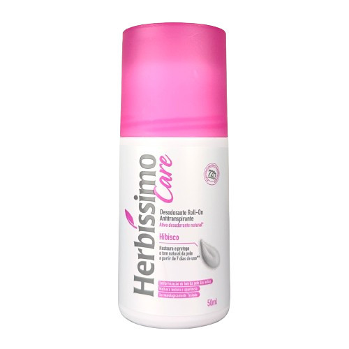 Desodorante Antitranspirante Roll-On Herbíssimo Hibísco 50Ml em Oferta na Shopee
