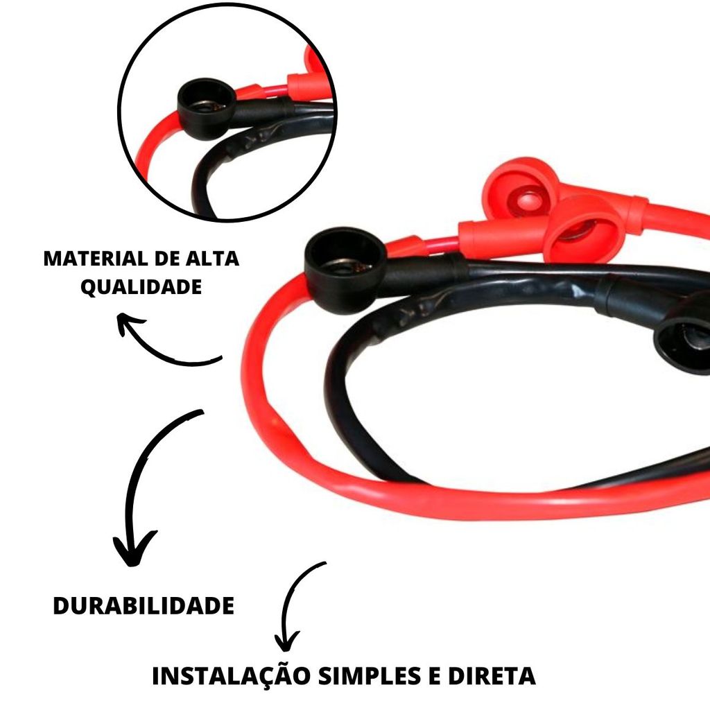 Cabo De Bateria Modelo Universal Para Moto Original Allen — imagem 2 de 2