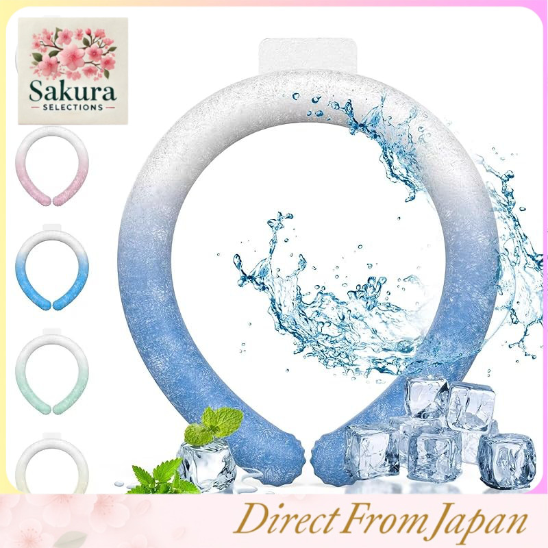 2024 Upgraded Neck Cooler – Reusable, Battery-Free Cooling Ice Ring with Long-Lasting Chill for Heat and Sunstroke Protection – Ideal for Outdoor Activities, Commuting, Sports, Festivals, and More