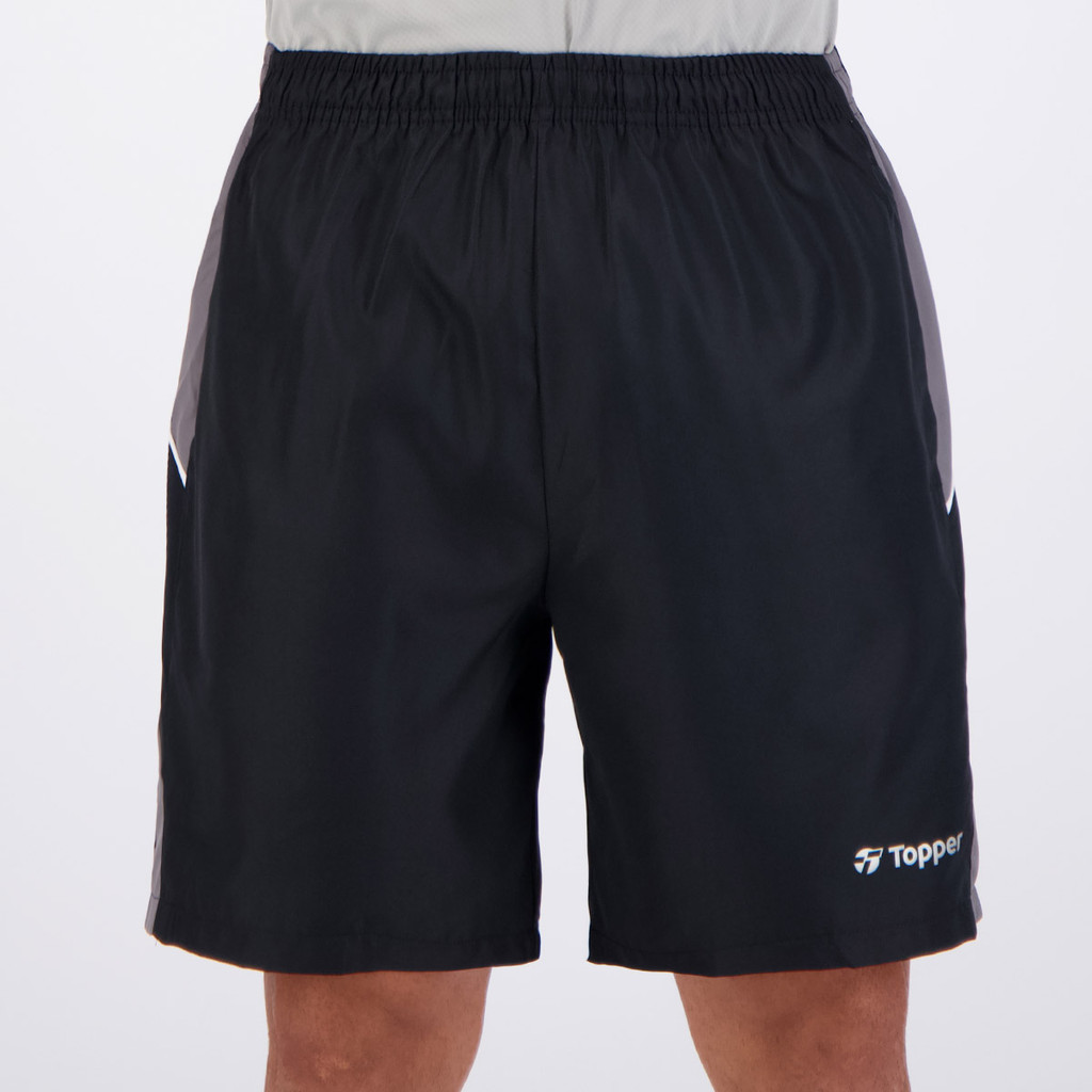 Bermuda Topper Trend Preta em Oferta na Shopee