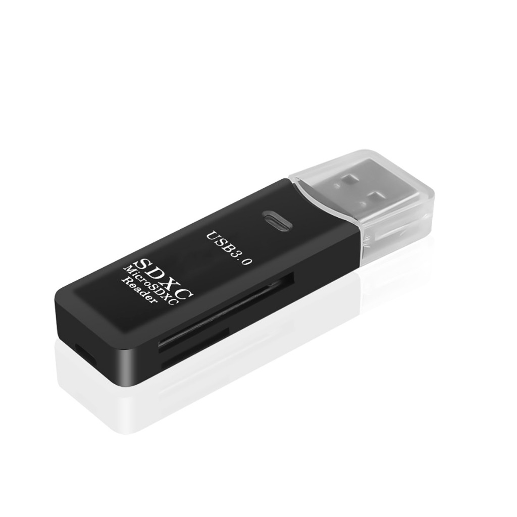 Kit 3 Leitores de Cartão USB 3.0 Ultra Rápido | SD, Micro SD, SDHC e SDXC | Para Câmera e Celular | Transferência Rápida