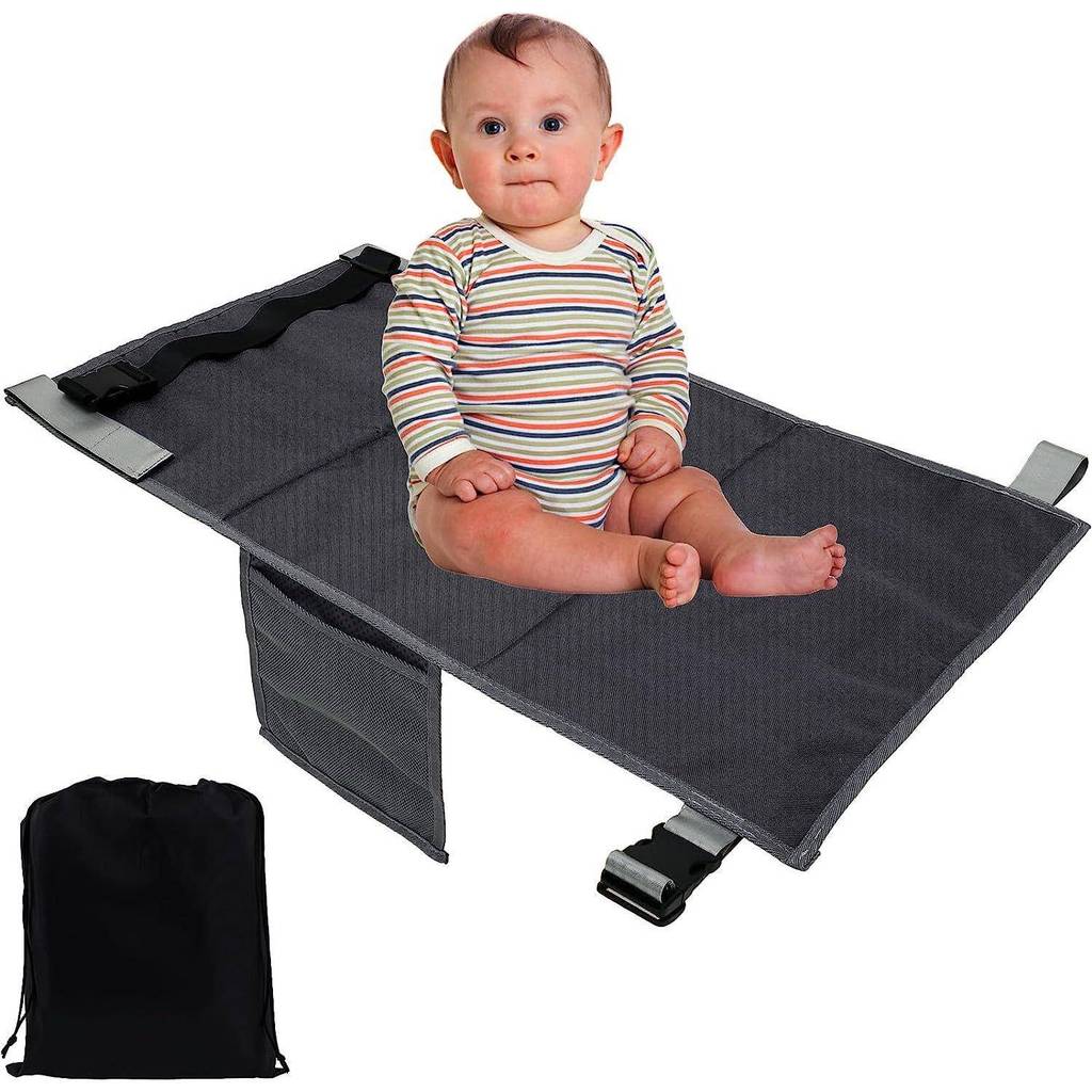 Crianças estilo de viagem cama da criança avião extensor assento Pedal avião almofada viagem apoio para os pés rede náil