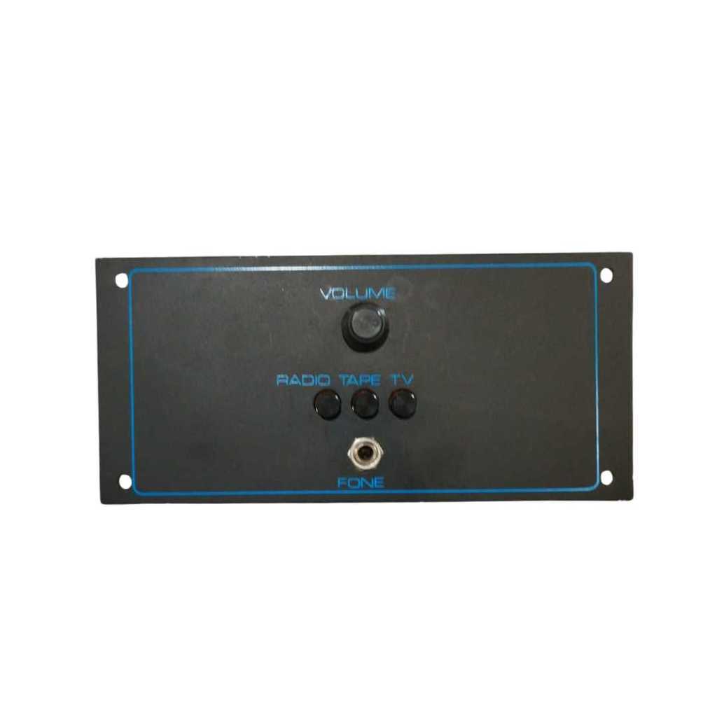 PAINEL ÁUDIO ONIBUS ANTIGO MARCOPOLO RÁDIO/TAPE/TV/FONE