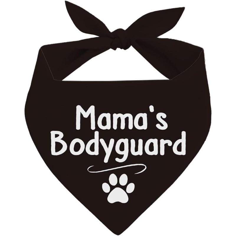 Bandana para Cães Mãe Guardiã de 24,8×11 Polegadas, Adequada para Cães e Gatos Pequenos/Médios/Grandes como Lenço de Cab