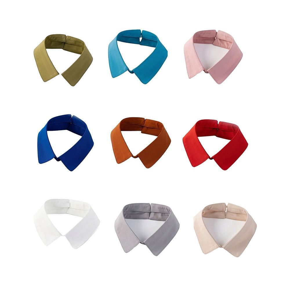 NANZHIJIANT Colar Falso Removível , Gola De Gravata Elegante Com Design De Lapela , Camisa Falsa — imagem 2 de 2