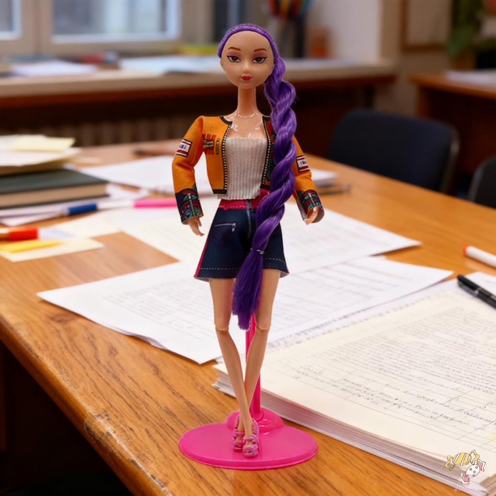 Figura De Ação K Pop Hunter Girl Group Theme Boneca Articulada Multiarticulada Para Colecionadores