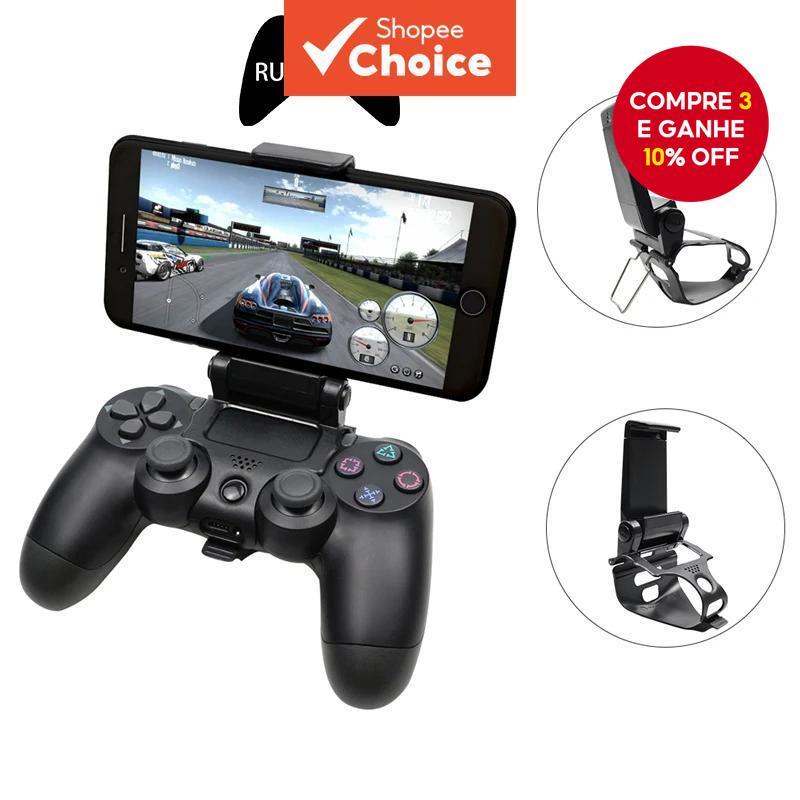 Suporte De Telefone Celular Móvel Gamepad Controlador Montar Aperto De Mão Para PS4/Samsung S9 S8 Clipe Titular em Oferta na Shopee