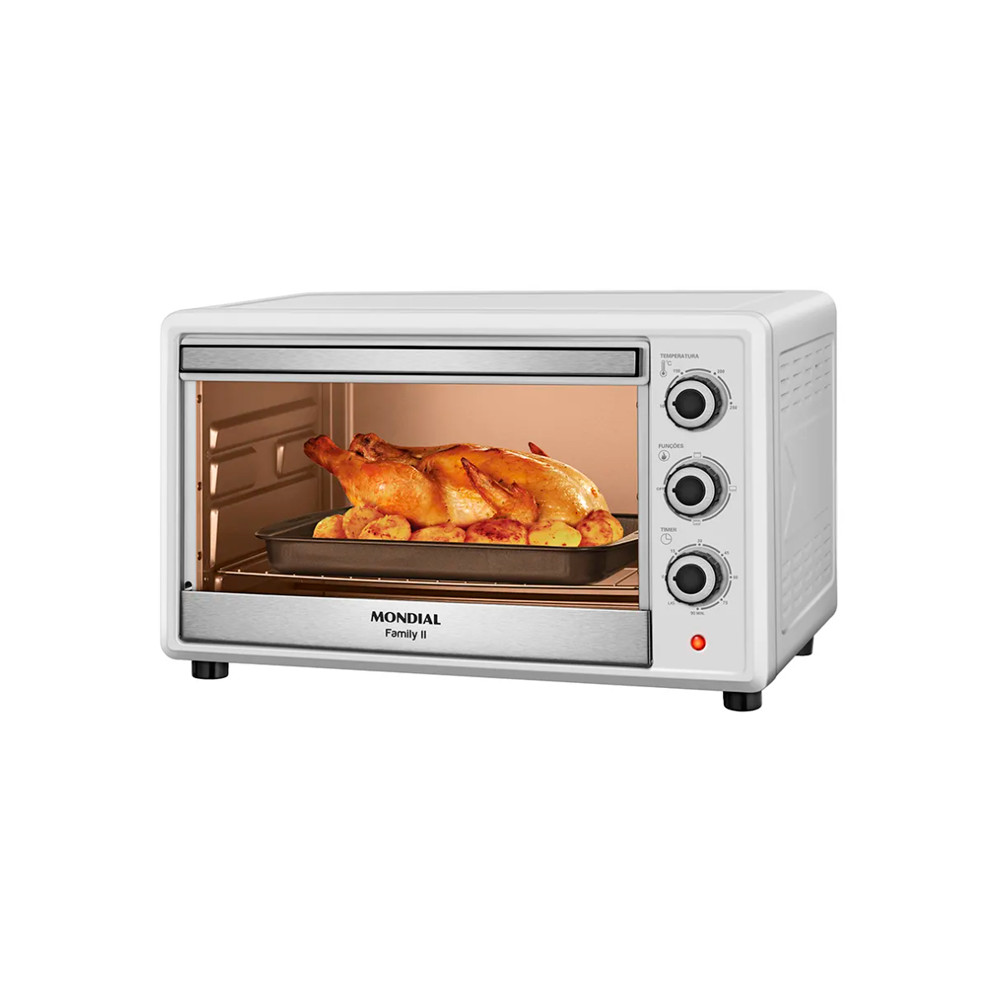 Forno Elétrico Mondial Frn-42-w Family ll 1600w 220 Branco