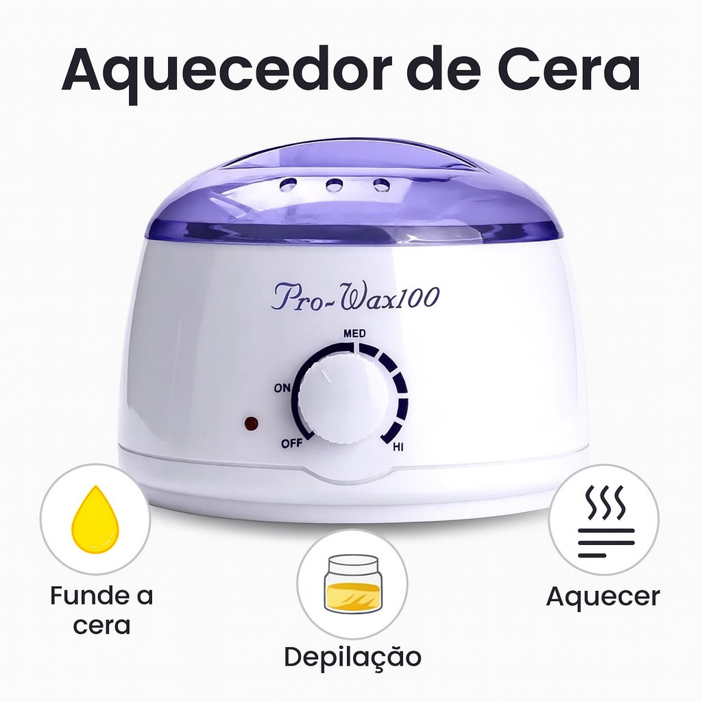 Panela termica Aquecedor Panela De Cera Quente Panela Elétrica Depilação Termocera