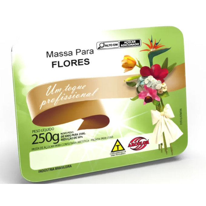 Massa Para Flores 250g - Arcolor em Oferta na Shopee