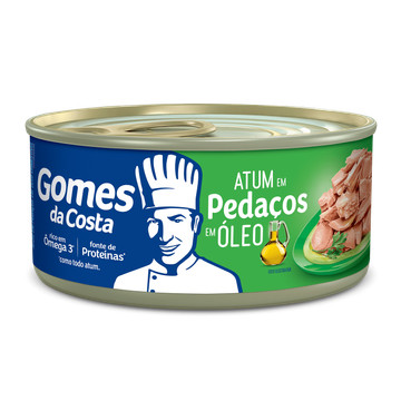 Atum em pedaços em óleo Gomes da Costa 170g