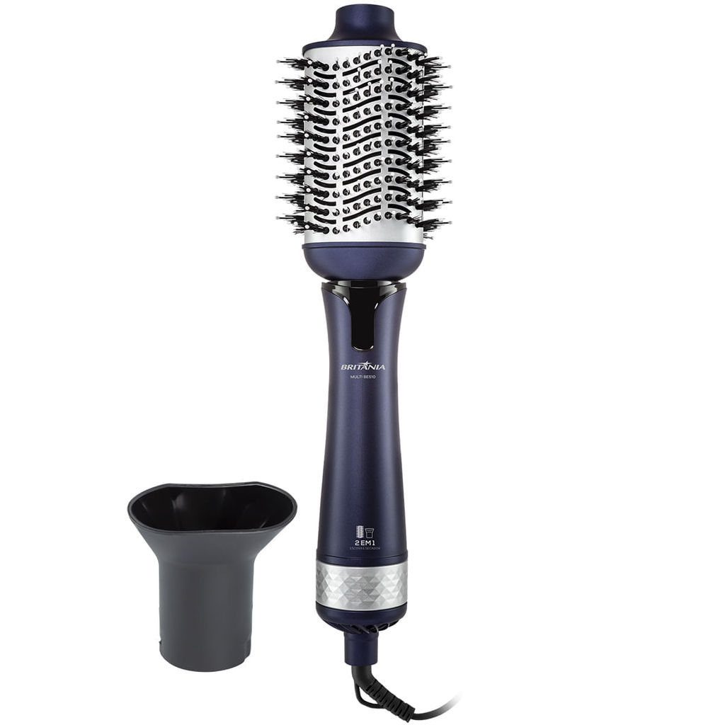 Detalhes do Escova Secadora Britânia Nano Ceramic 4 em 1 1000W BES10