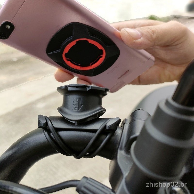 Suporte de Telefone para Motocicleta Espelho Retrovisor V2/Edição Profissional para Bicicleta/Montagem com Adaptador de