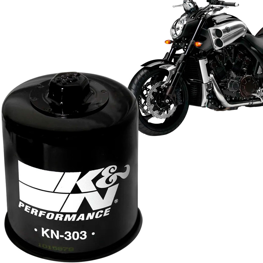 Filtro Óleo K&N Moto Yamaha V-Max 1700 2013 2014