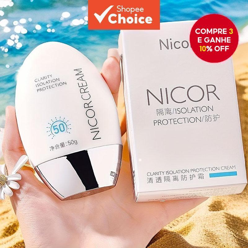 Creme Protetor para Isolamento, À Prova d'Água e Resistência ao Suor, Blackproof, Hidratação UV-Enhance, Leite