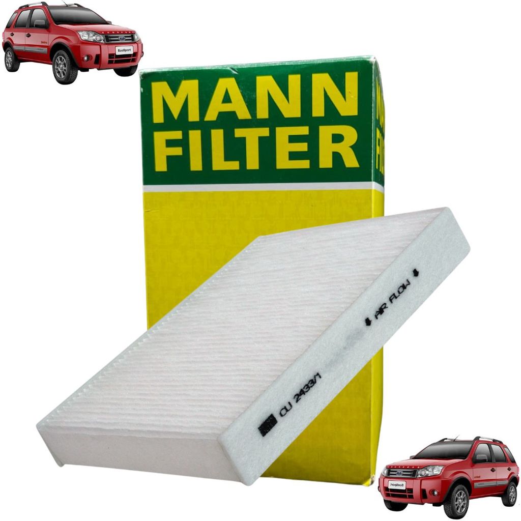 Filtro De Cabine Ecosport 2003 A 2012 / Fiesta 2001 A 2014 / Fusion 2006 A 2012