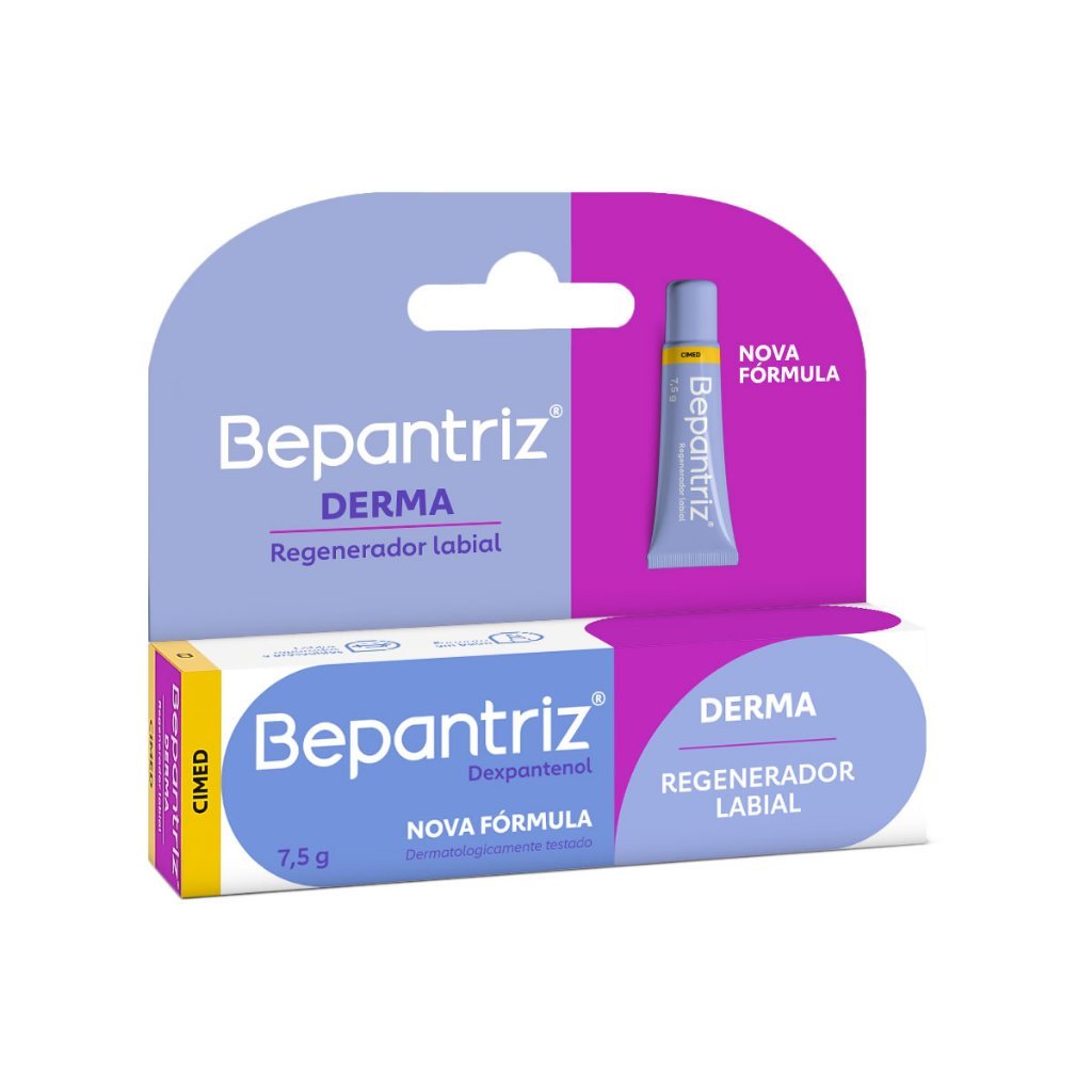 Protetor Labial Bepantriz Derma 7,5 g Cimed