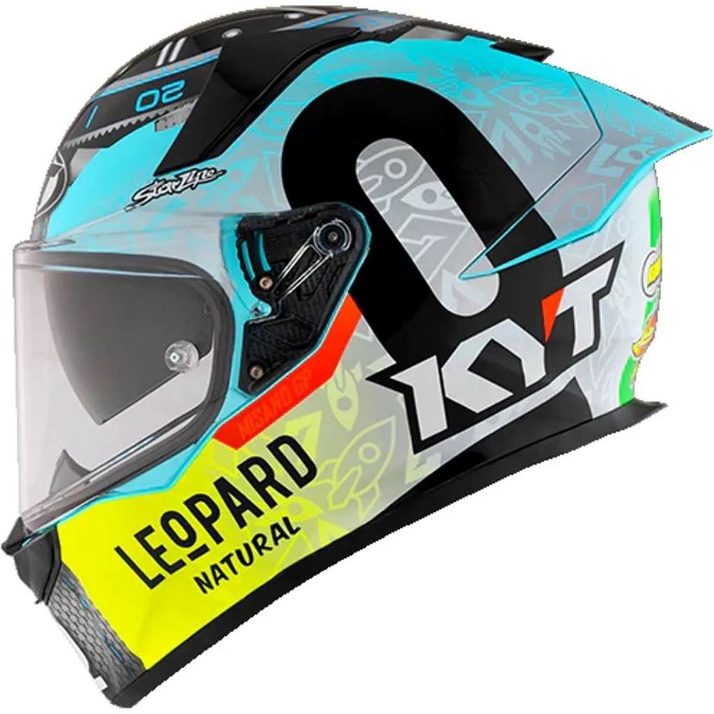 Capacete Fechado R2R Max Foggia Misano E06 Preto Azul KYT