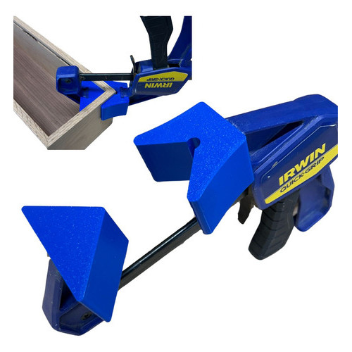 Mordentes 90 Graus Para Grampos Quick Grip Meia Esquadria Adaptadores Canto para Grampo Quick-Grip