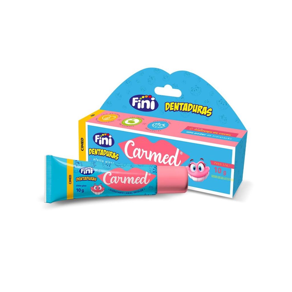 CARMED PROTETOR LABIAL  HIDRATANTE FINI DENTADURA 10G