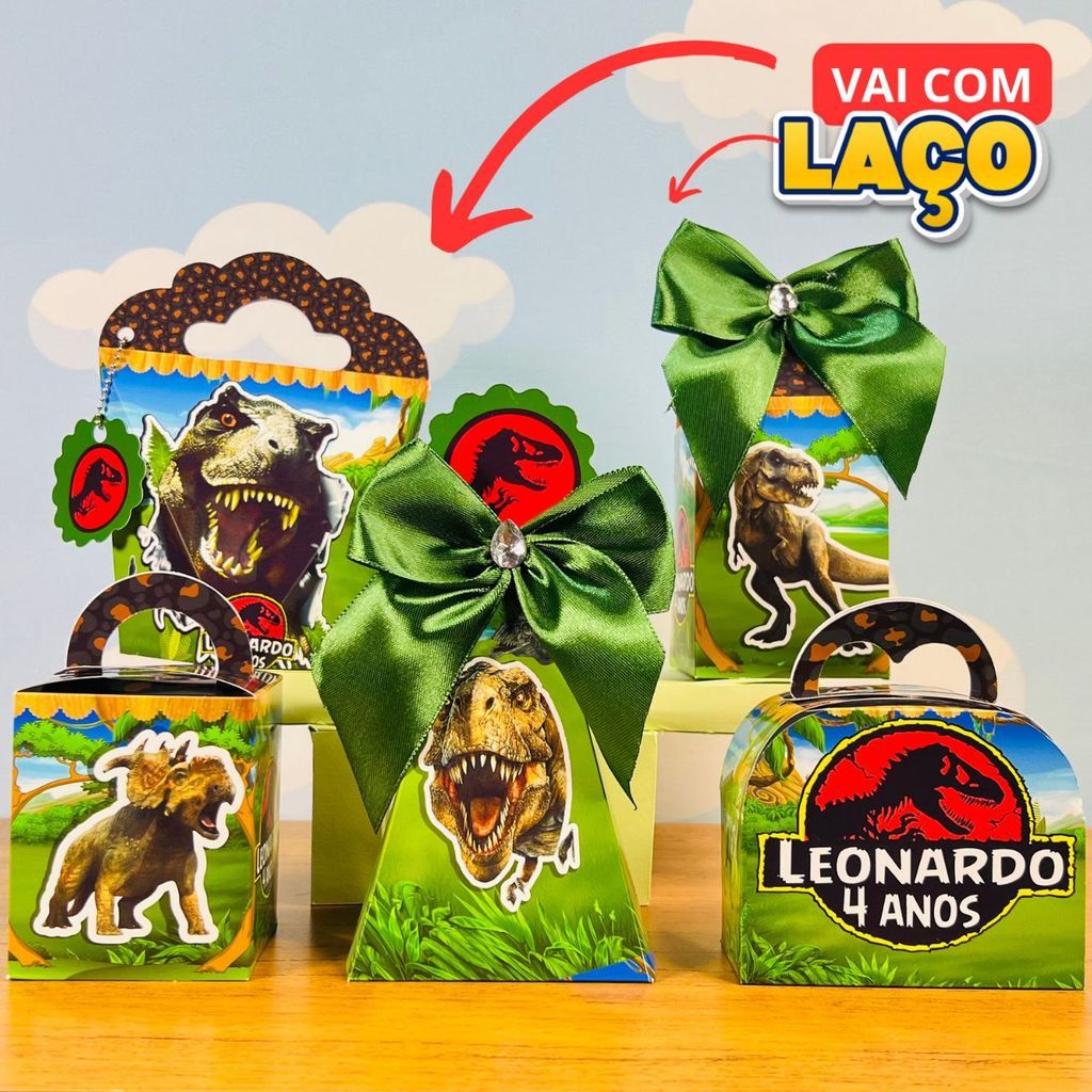 ENVIO RÁPIDO- Kit Festa Personalizados Jurassic Park | Caixinhas Lembrancinhas para festas Jurassic World Dinossauro