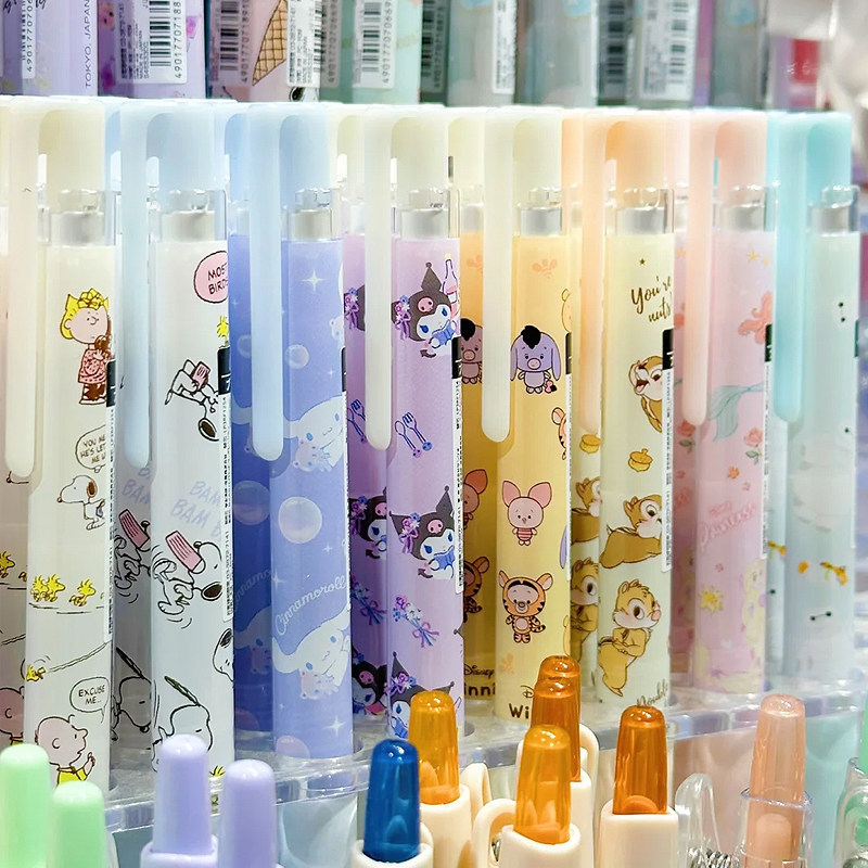 Novo produto Caneta de suco Baile Sanrio Kuromi Disney Princess Daibai Caneta de Gel de edição limitada