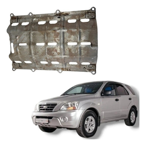 Defletor Óleo Carter Kia Sorento 2006 A 2013 Cinza