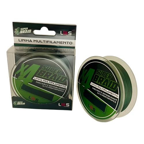 Linha Para Pesca Multifilamento 4x Lumis Super Braid 100 Mts