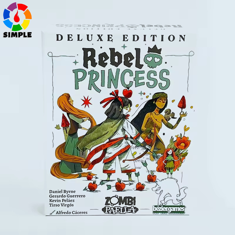 Rebel Princess Deluxe Edition Fast Paced Strategy Board Card Game for Family Fun and Exciting Game Nights