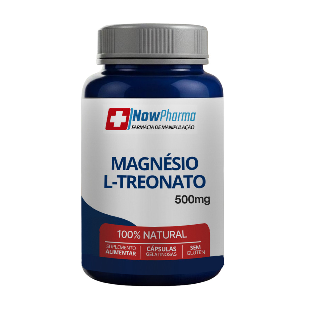 MAGNESIO L TREONATO 120 CAPSULAS MANIPULADO NOW PHARMA