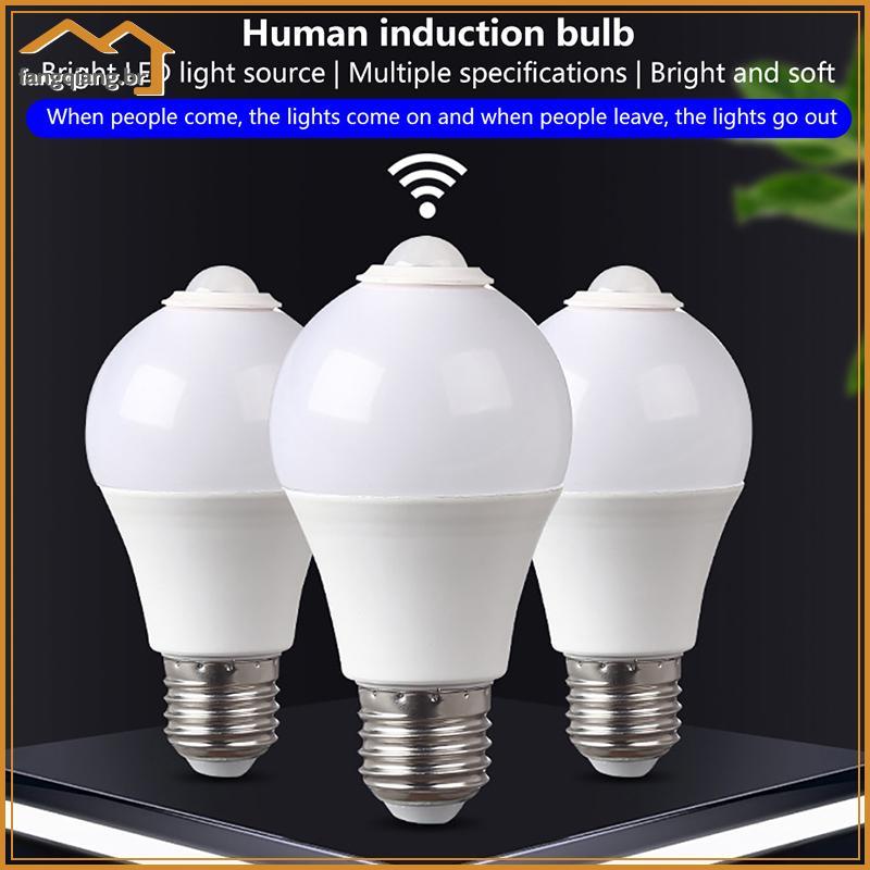 Fang E27 PIR Sensor De Movimento Lâmpada LED Com Detector Luz Noturna BR