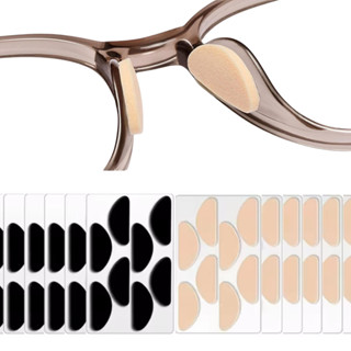Kit 08 Pares Plaqueta Adesiva Para Óculos, Almofadas Antiderrapante Confortavel de Nariz em Oferta na Shopee