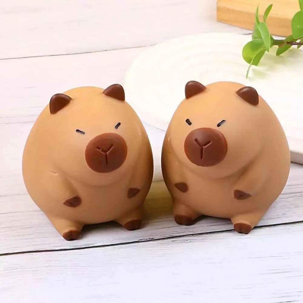 Brinquedo Capivara Fofo Antiestresse - Squishy Macio E Puxa E Estica: Ideal Para Do Estresse!