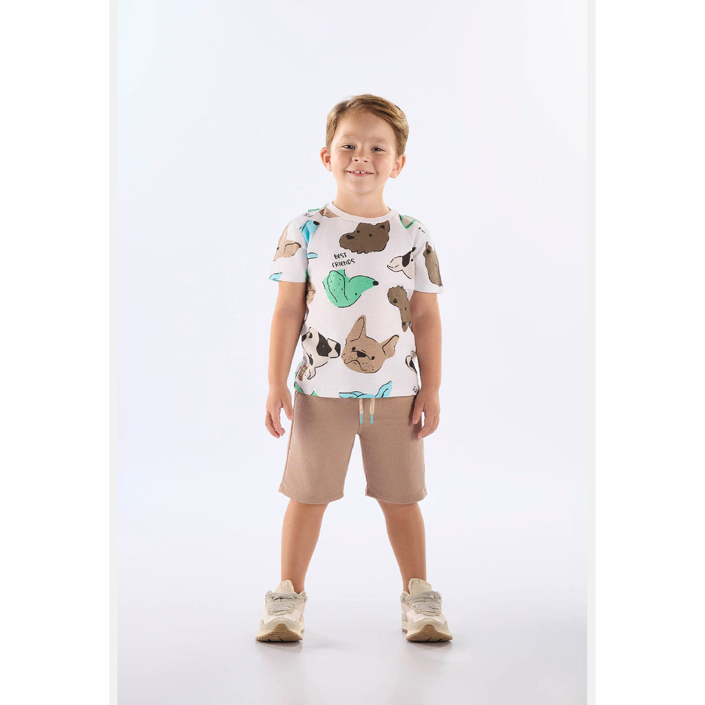Conjunto Menino Camiseta e Bermuda Up Baby