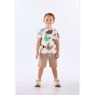 Conjunto Menino Camiseta e Bermuda Up Baby em Oferta na Shopee