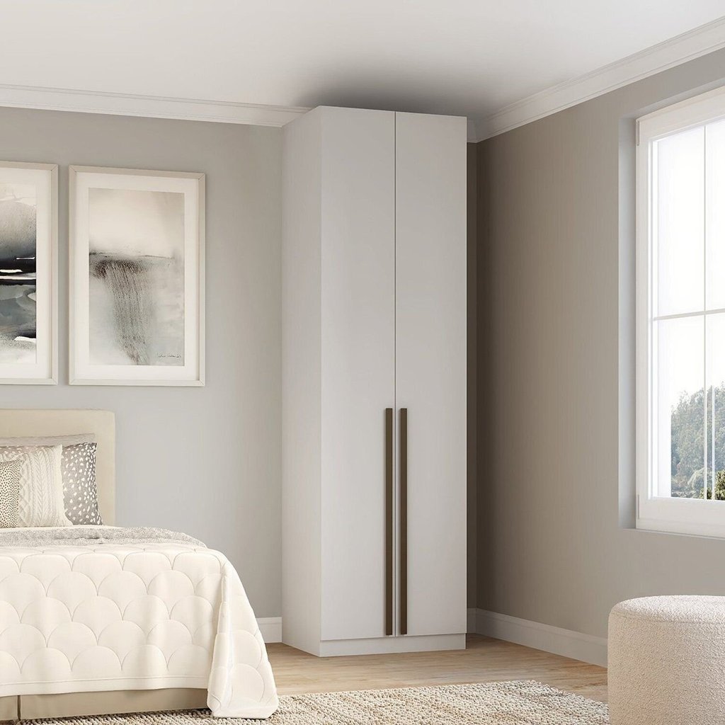 Sapateira Modulada para Quarto 2 Portas 70cm 100% MDF Trend Altezza Branco