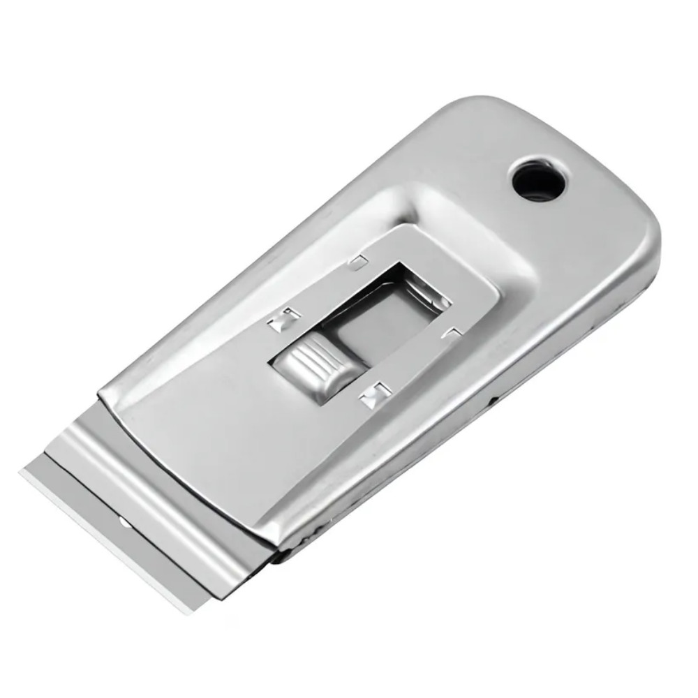 Raspador Ratinho Estilete Raspador Removedor de Insufilm Metal Limpador De Vidro