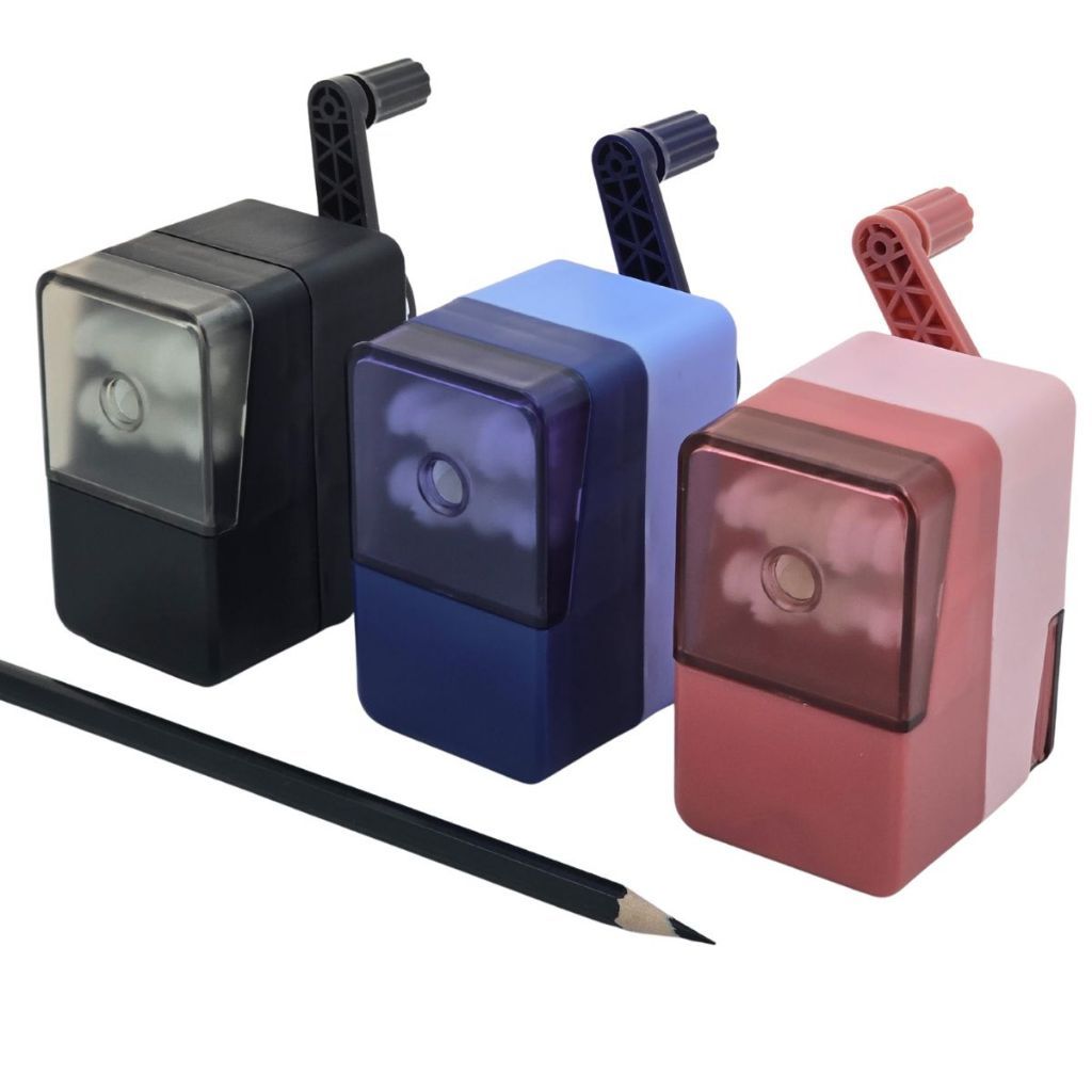 Apontador de Mesa Manual com Manivela Escolar e Escritório em Oferta na Shopee