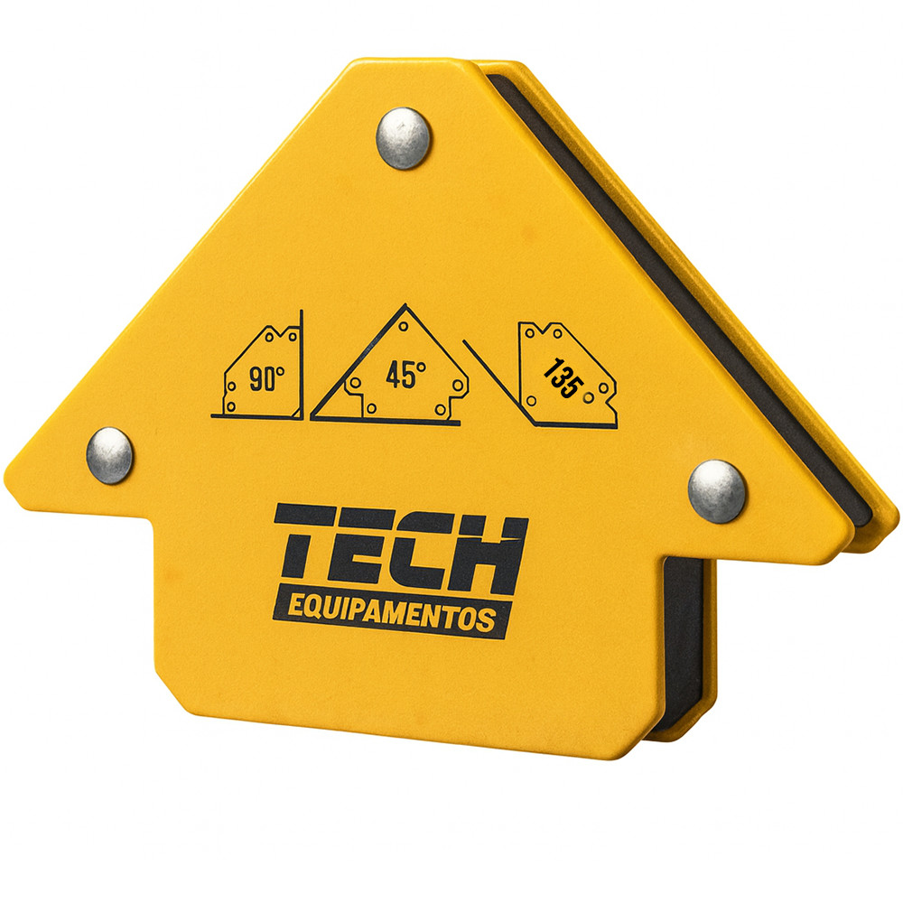 Esquadro Magnético TECH 12kg Multiângulos 30° 45° 135° Aço Reforçado Para Solda em Oferta na Shopee