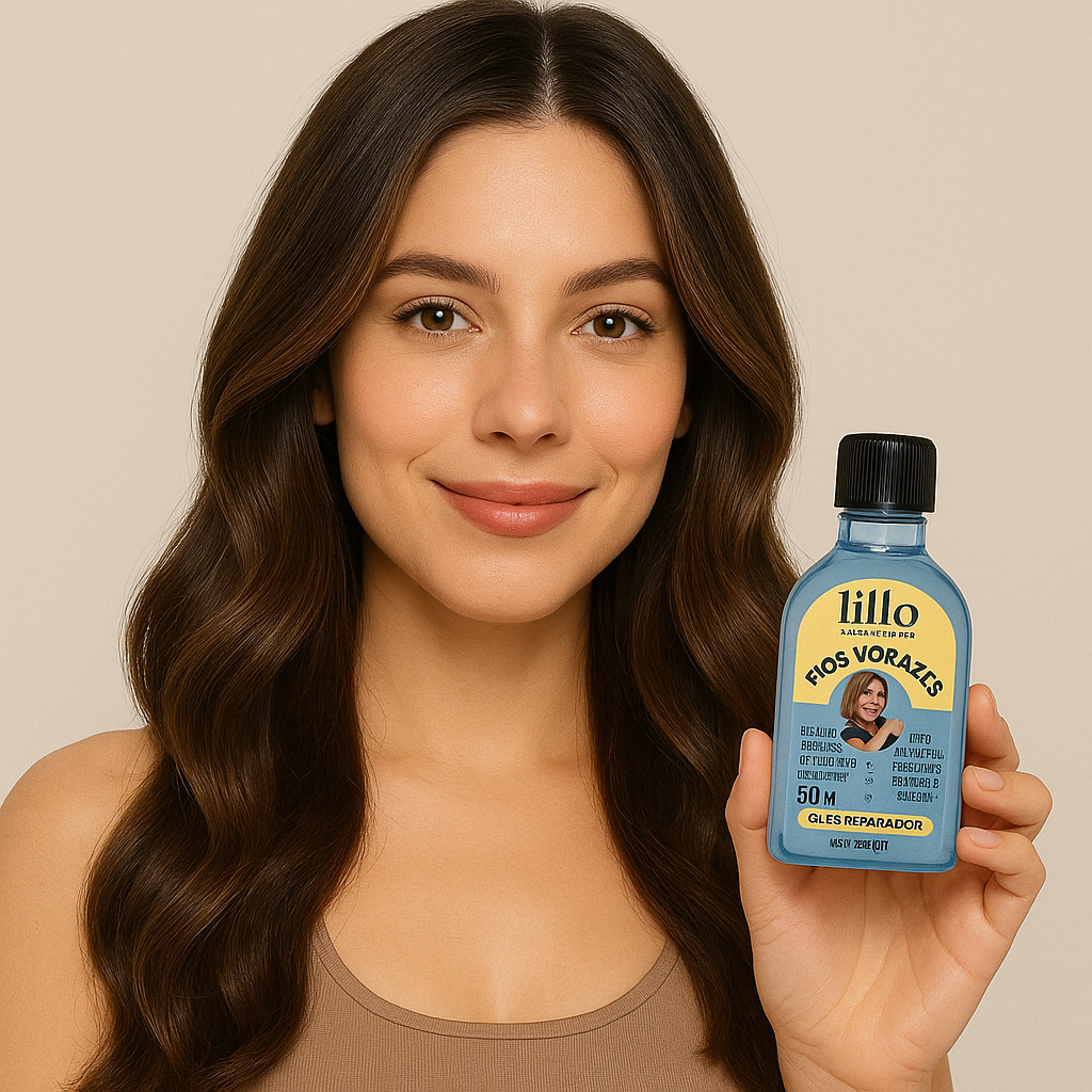 Kit 3 Óleo Capilar Lillo Cosméticos Fios Vorazes 50ml Hidratação Intensa