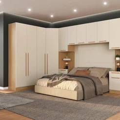 Guarda-roupa Modulado Canto 6 Peças San Diego