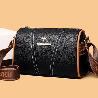 Bolsa mensageiro feminina, bolsa de ombro feminina, sacola feminina, grande capacidade, elegante, combinada, bolsa balde