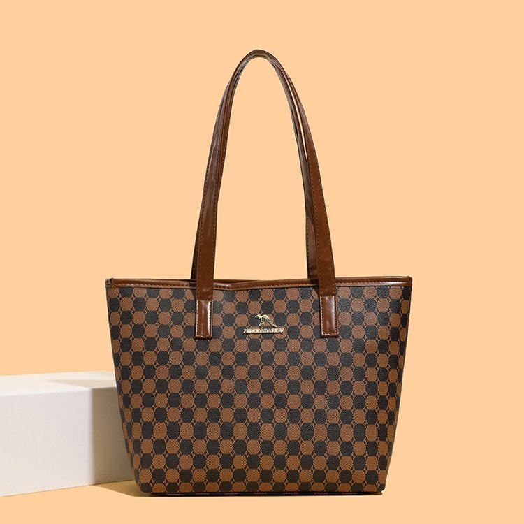 Bolsa mensageiro feminina, bolsa de ombro feminina, sacola feminina, grande capacidade, elegante, combinada, bolsa balde