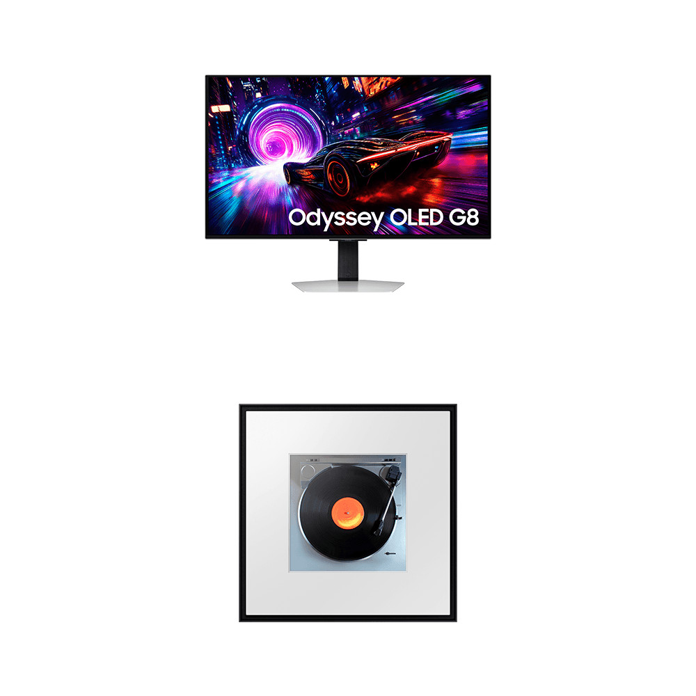 Monitor Odyssey OLED G8 32" 4K + Music Frame Samsung LS60D