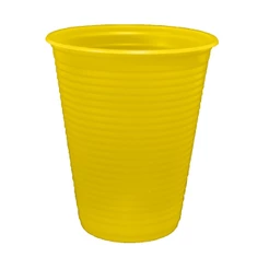 Copo Descartável 200mL 50 Unidades Amarelo - Bello Festas